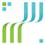 Three vertical lines with a brief curve in the middle.
